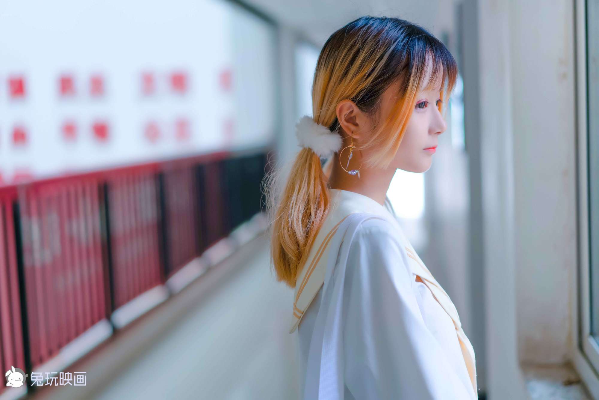 [兔玩映画]B87.004妹妹的体操服和Jk插图3